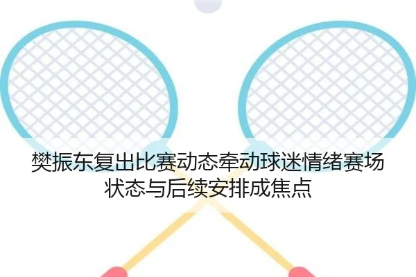 樊振东复出比赛动态牵动球迷情绪赛场状态与后续安排成焦点
